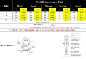 Detailed size guide table for long sleeve viscose dress with measurement instructions