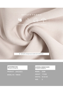 Macro detail of breathable beige knit fabric texture for elegant long sleeve dress