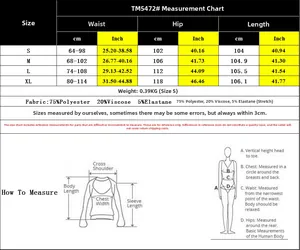 Guida alle taglie dettagliata e tabella dei tessuti per pantaloni sportivi casual