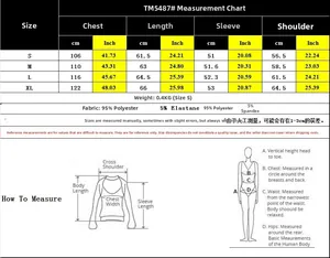 Detailed size chart for crewneck sweatshirt with measurements in cm and inches for S to XL
