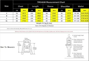 Detailed size chart for slim fit textured dress with metric and imperial units in S-XL