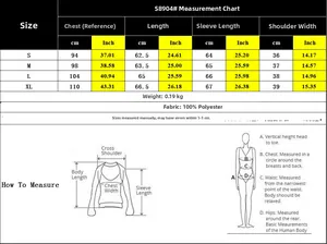 Tableau des tailles détaillé pour chemisier en dentelle avec mesures de S à XL