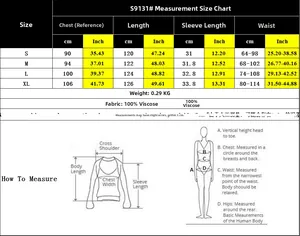 Tableau des tailles détaillé pour robe trapèze avec mesures de poitrine et longueur