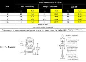 Detailed sizing chart for knit backless dress showing bust, length, and waist measurements