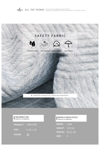 Detaillierte Makrotextur des grauen Rippstrick-Pullovers zeigt weiches dickes Material