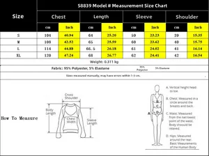 Size chart for women's V-neck pleated sweatshirt featuring measurements from S to XL