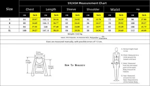 Size chart for lace wide-leg jumpsuit showing S to XL chest and waist measurements