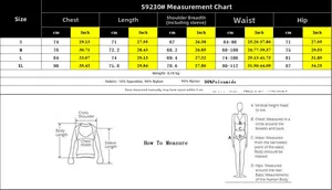 Tableau des tailles détaillé pour body en dentelle avec mesures de poitrine et de taille