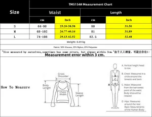 Detailed size chart with measurements and material info for pleated knitted skirt
