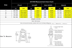 Detailed size chart for floral backless dress in cm and inches including chest and waist measurements