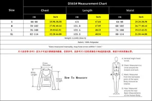 Size chart for floral midi dress showing S-XL chest waist and length measurements