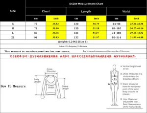 Detailed size chart for boho geometric strap dress including S to XL measurements and fabric info