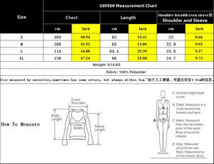 Tableau détaillé des tailles pour chemise femme col en V avec mesures et spécifications