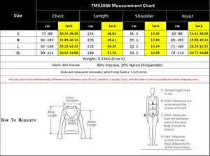 Detailed size guide table for V-neck dress including measurements in cm and inches