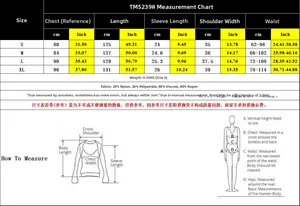 Tableau des tailles pour robe à manches lanternes avec mesures détaillées en cm et pouces