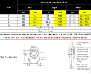 Detailed size chart for women's halter dress with S to XL measurements in cm and inches