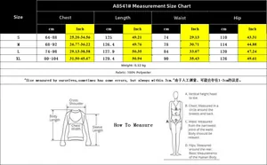 Size chart for floral print strapless jumpsuit showing S to XL measurements in inches and cm