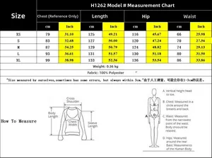 Größentabelle für rückenfreies Maxikleid mit Maßen für Brust, Taille und Hüfte in cm