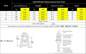 Size guide with measurements for the summer backless patchwork dress in S to XL sizes