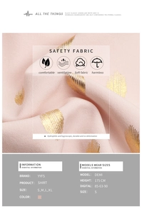 Close-up of pink fabric featuring golden leaf patterns and soft breathable textile texture