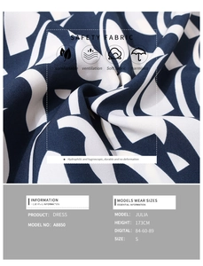 Vue détaillée du tissu de sécurité respirant avec motifs géométriques bleus