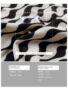 Macro detail of breathable black and white striped fabric texture for slim fit shirt