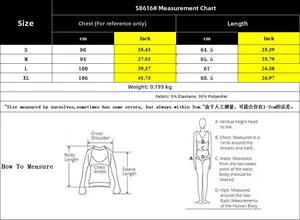 Size chart for women sleeveless pleated blouse showing chest and length measurements