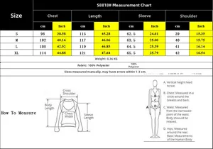 Detailed size guide for printed A-line shirt dress with chest and length measurements
