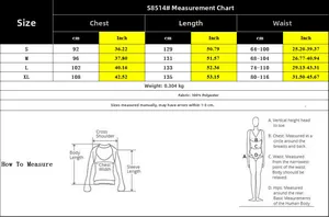 Size chart for sleeveless V-neck maxi dress with measurements for bust, waist, and length