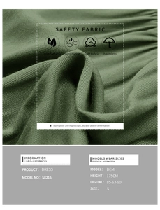 Detail of green summer dress fabric showing soft, breathable and moisture-wicking texture