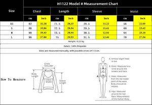 Detailed size chart for floral mini dress showing measurements in cm and inches