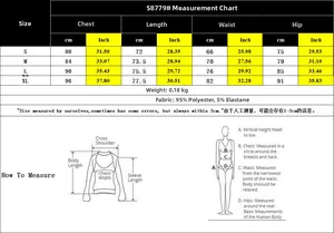 Tableau des tailles détaillé et guide des tissus pour body en dentelle sans manches