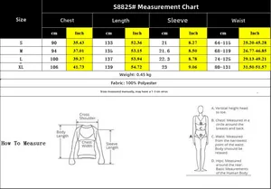 Detailed size guide for summer ruffle sleeve dress showing CM and Inch measurements