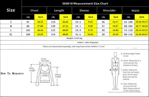 Tableau des tailles détaillé pour robe d'été ajustée avec mesures du S au XL