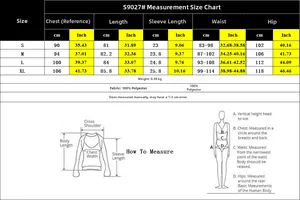 Detailed size chart for high waist summer jumpsuit with measurements and fabric specs