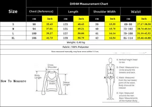 Guide des tailles détaillé pour robe d'été femme avec mesures de poitrine et de taille