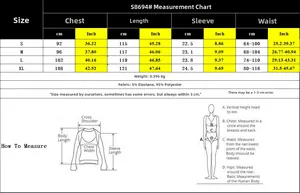 Detailed size chart for striped off-shoulder summer dress with cm and inch measurements