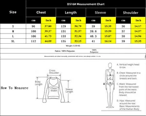 Detailed size chart for floral V-neck A-line dress with measurements in cm and inches
