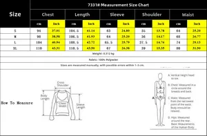 Detailed size guide for French vintage floral dress including measurements in cm and inches