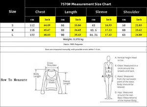 Detailed size chart for V-neck knit dress showing chest, length, and sleeve measurements