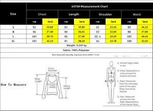 Size chart for floral sleeveless dress showing measurements in cm and inches for S-XL