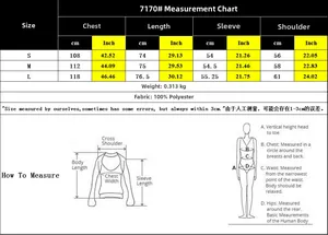 Detailed size chart for women long knit cardigan with S, M, and L dimensions