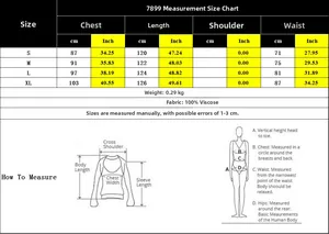 Detailed size chart for lace slip dress showing measurements in inches and centimeters