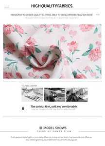 Détail du tissu à fleurs douces avec gros plan sur la couture et la coupe artisanale