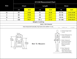 Tableau des tailles détaillé pour robe dos nu sexy avec mesures de poitrine et taille