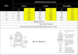 Detailed size chart for striped ruffle sleeve top showing chest and length measurements