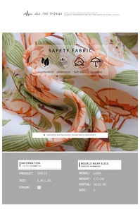 Detailed macro view of breathable orange floral fabric showing soft texture and quality