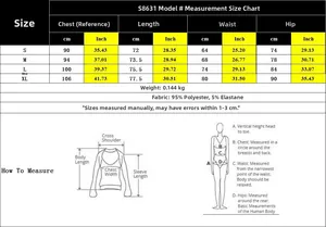 Detailed size chart for lace V-neck bodysuit showing S to XL measurements and fabric data
