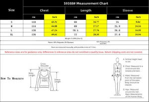 Detailed size chart for lace paneled short sleeve top showing chest and length measurements
