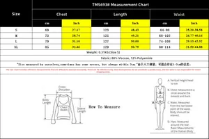 Tableau des tailles pour robe longue à col en V avec mesures de poitrine, longueur et taille